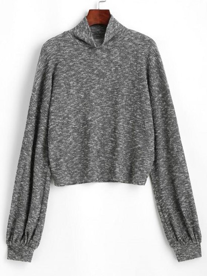Heathered High Neck Knitwear