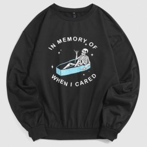 Skeleton Graphic Halloween Pullover Sweatshirt
