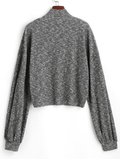Heathered High Neck Knitwear - Image 2